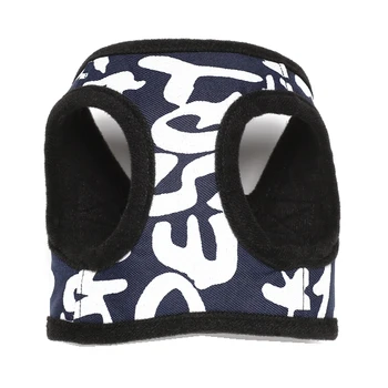 

Pet Dog Oxford Fabric Chest Harness Jacket - Size XXL (Blue+White)