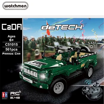 

561pcs Military Vehicles Technic City Building Blocks Bricks WW2 Army Soldier Weapons Parade Jeep Truck RC Car Model Toys