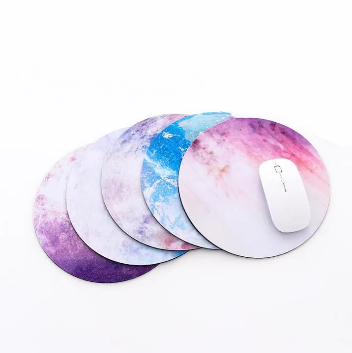 

1pc Ultra Soft Planets Star Pattern Round Mouse Pad 8 Kind of Star Mouse Mat for Gift/game/office Tablet Mats