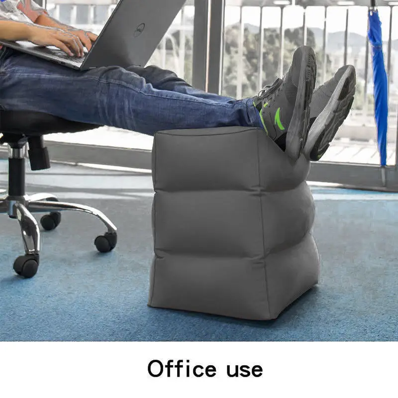 Inflatable Foot Rest Cushion For Under Desk Leg Support Pillow