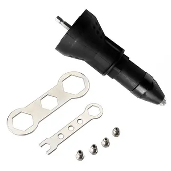 

Rivet Adapter Insert Nut Hand Power Nozzle Accessories Electric Drill Tool Electric Drill Electric Rivet Accessories OPP Bag