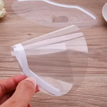 

50pcs Women Supplies Disposable Salon Hairspray Masks Face Hairspray Shield Film For Hair Salon Hair Cutting Face Protection