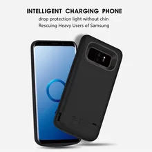 5000 mAh Мощность банк Батарея Зарядное устройство чехол для samsung Galaxy S9 Plus внешнего резервного Зарядное устройство чехол для samsung Galaxy S9 плюс