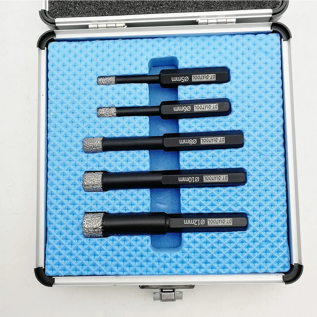 DT-DIATOOL 5pcs/box Vacuum Brazed Dry Diamond Drilling Core Bits Hole Saw with Hexagon Shank for Marble Concrete Tile Ceramic