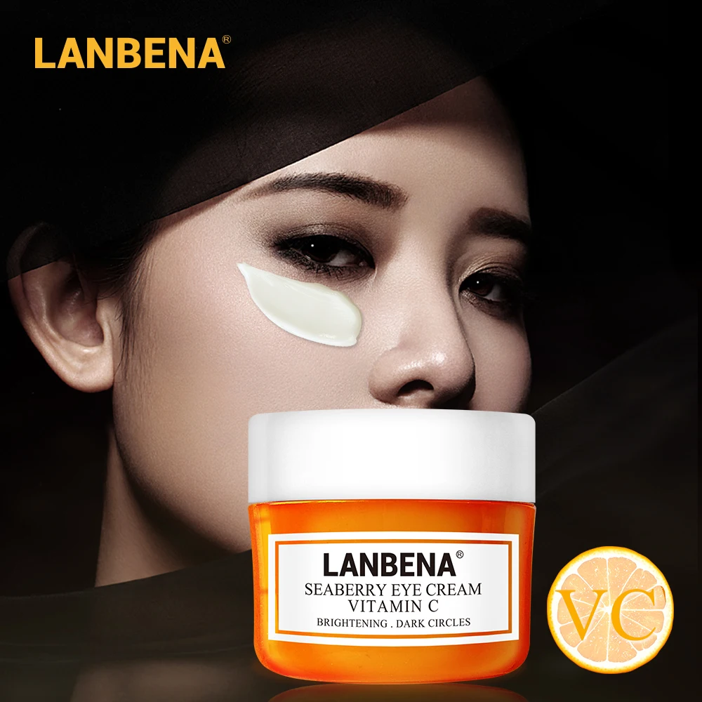 

Lanbena Vc Eye Cream Brightening Fading Dark Circles Bags Eye Lines Anti-wrinkle Anti Aging Firming Against Puffiness Eye Care