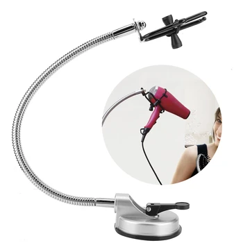 

Suction Cup Hands Free 360 Degree Rotation Hair Dryer Bracket Storage Rack