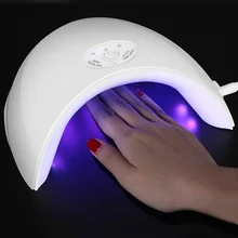 36 Вт Светодиодный ногтей сушилка для лечения ультрафиолетовая гелевая сушилка для лечения УФ гели для ногтей инструменты для ногтей Портативный полка для Унас 30 s/60 s/90 s Manicura