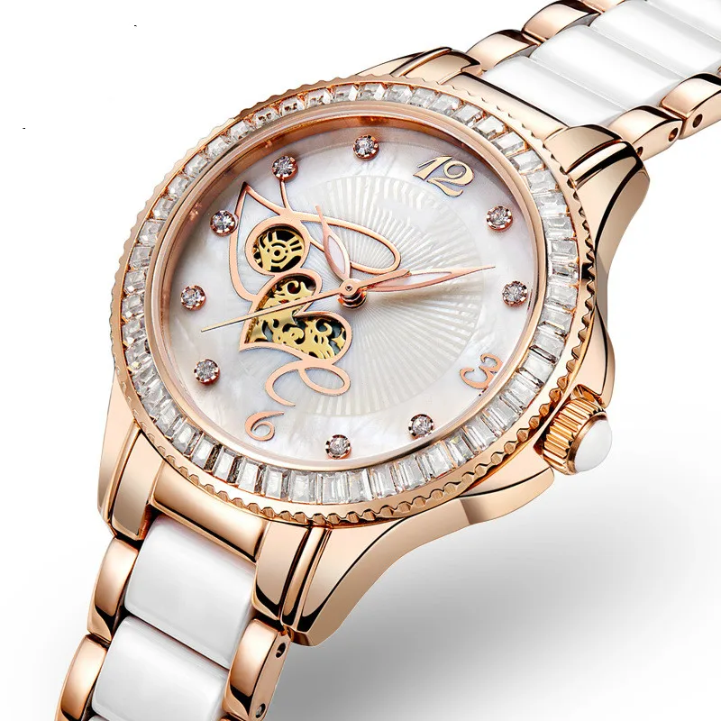 

New casual ladies watch fashion trend waterproof decorative creative ceramic watch ladies quartz watch