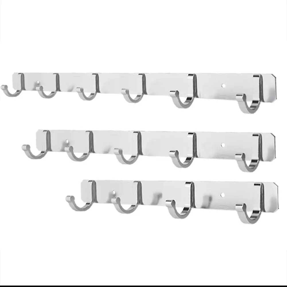 

Aluminum Alloy Wall Hooks Home Bathroom Kitchen Hanger new