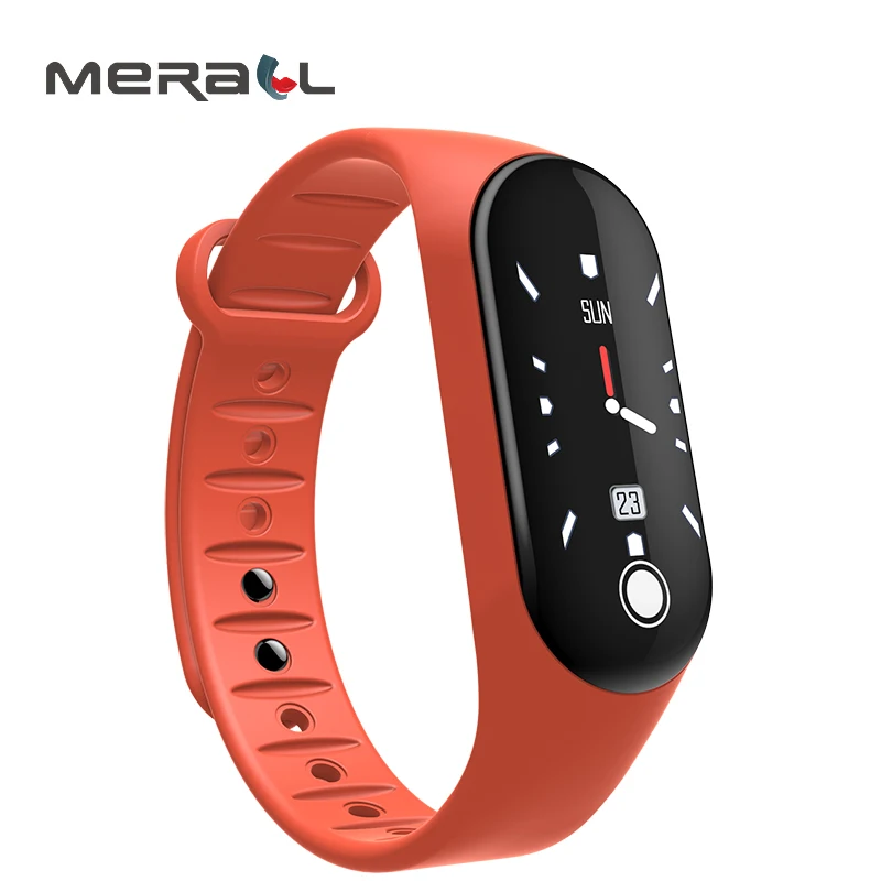 

Smart Bracelet Blood Pressure Heart Rate Monitor Color Screen Health Care Waterproof Tracker Pressure Measuring Black Products