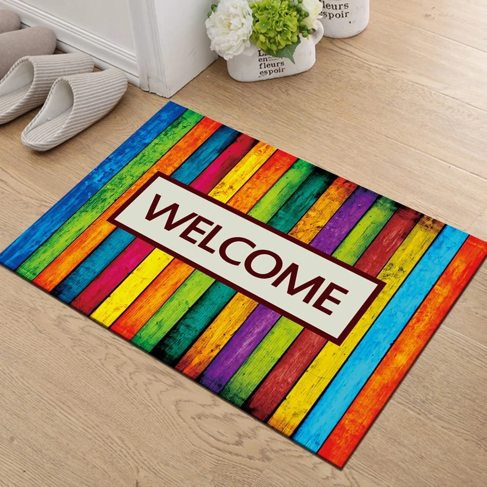 

Modern Welcome Home Anti Slip Doormat Carpet For Entrance Entry Front Door Mat Outdoor Indoor Funny Kitchen Floor Mat Rug