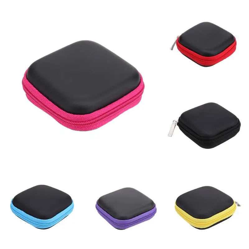 Новинка 2019 года квадратный мини чехол из ЭВА для гарнитуры Bluetooth наушников кабеля