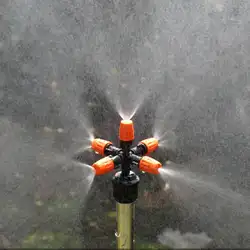 Практические 5-регулируемая головка Форсунка для полива сада автоматический, для теплицы спринклерная адаптер сада