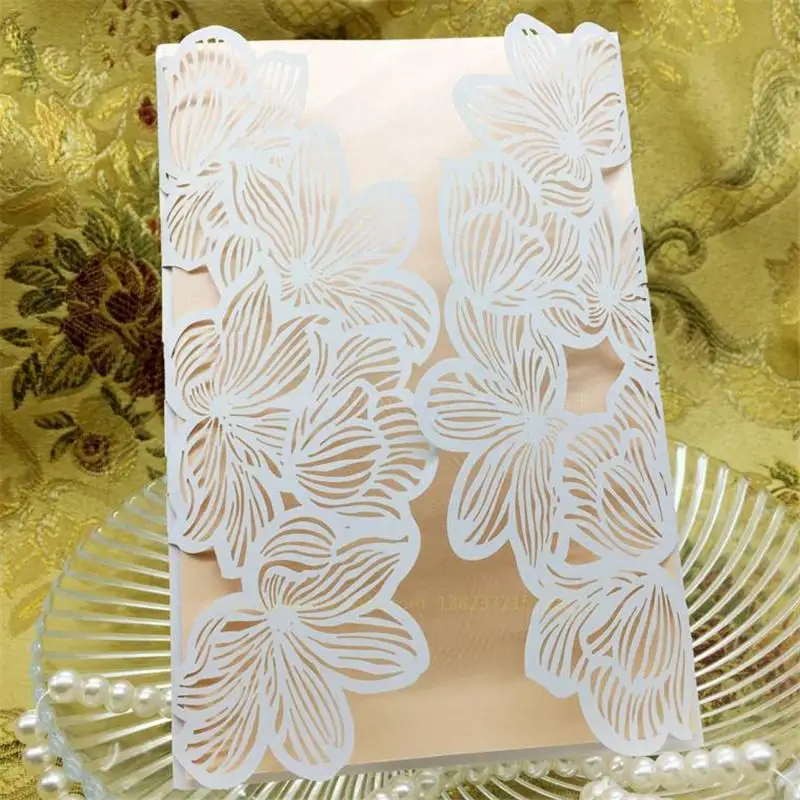  10Pcs Wedding Invitation Card Label Simple Solid Color Wedding Bride Gift Card Suite Event Party Su - 32971160293