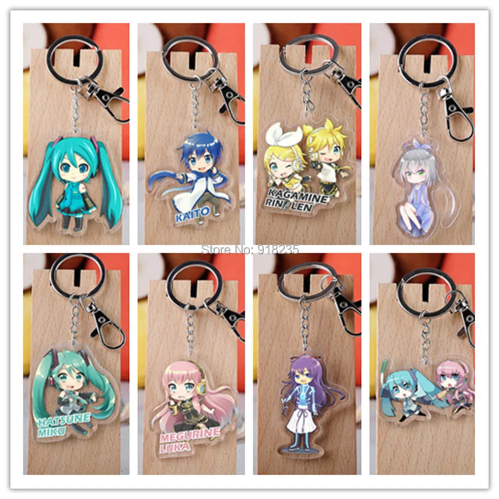Cute Hatsune Miku Acrylic Pendant Keychain For Kids SYTJ