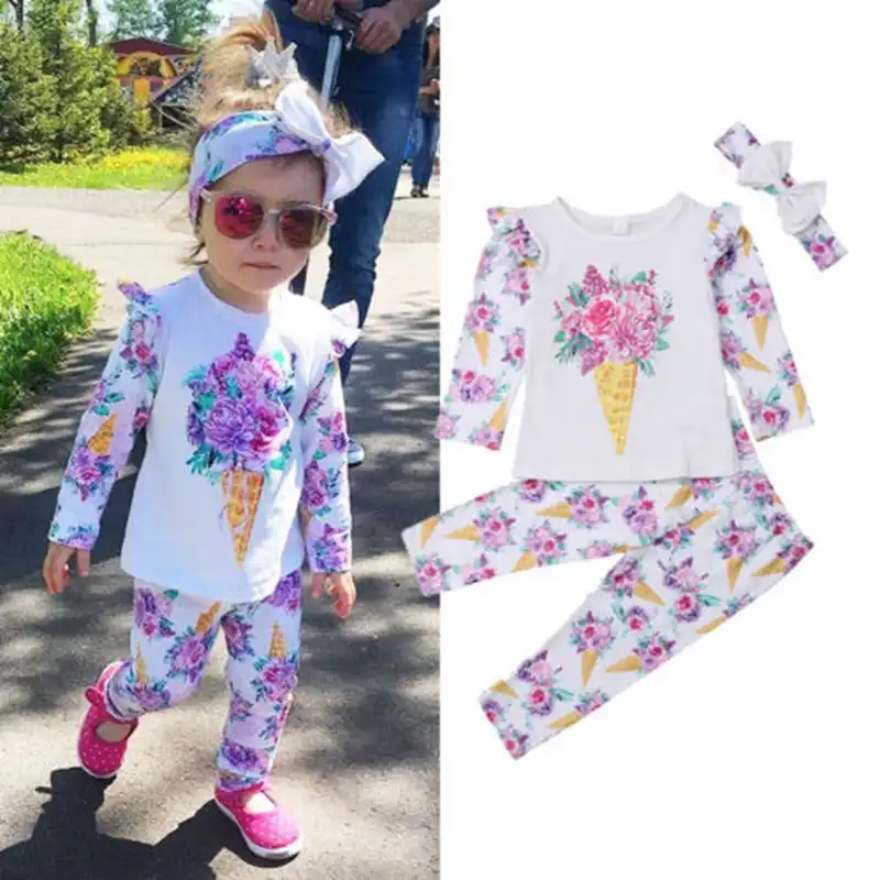 baby girl cream leggings