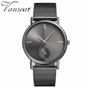 

Vansvar Brand Fashion Women Quartz Watch Luxury Ladies Stainless Steel Wrist Watch Female Clock Relogio Feminino Best Selling