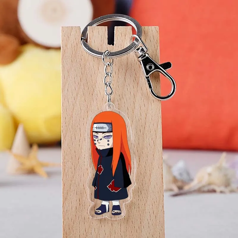 2019 брелок с символикой Наруто Sasuke/itachi/Kakashi двусторонний акриловый для ключей