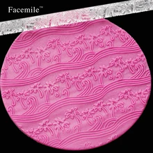 Прозрачный тисненый акриловый Скалка в Форме Коко, Подарочный инструмент для украшения выпечки, Подарочные инструменты 52012