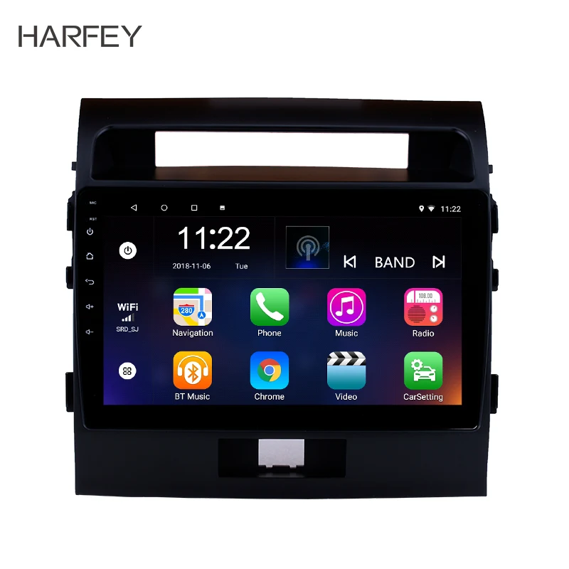 Harfey 10 1 &quotAndroid 7.1.1 GPS автомобильный радиоприёмник для 2007-2017 Toyota Cruiser FJ