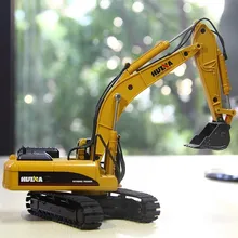 1:50 Alloy High Simulation Excavator Dumper Engineering Vehicle Model Metal Diecast Truck Castings Toy Vehicles Dropshipping