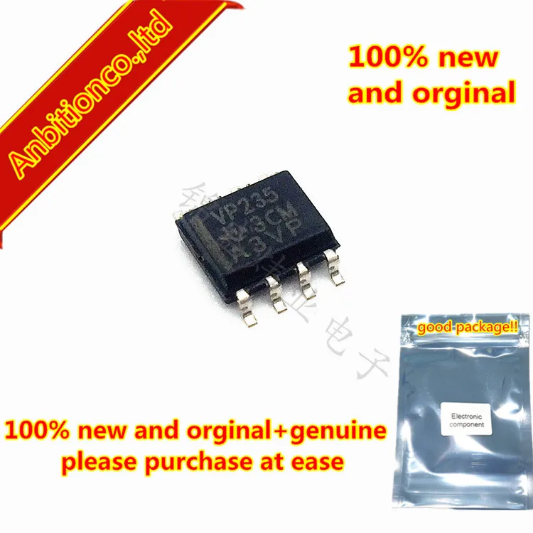 

5pcs 100% new and orginal SN65HVD235DR VP235 SOP-8 3.3-V CAN TRANSCEIVERS in stock