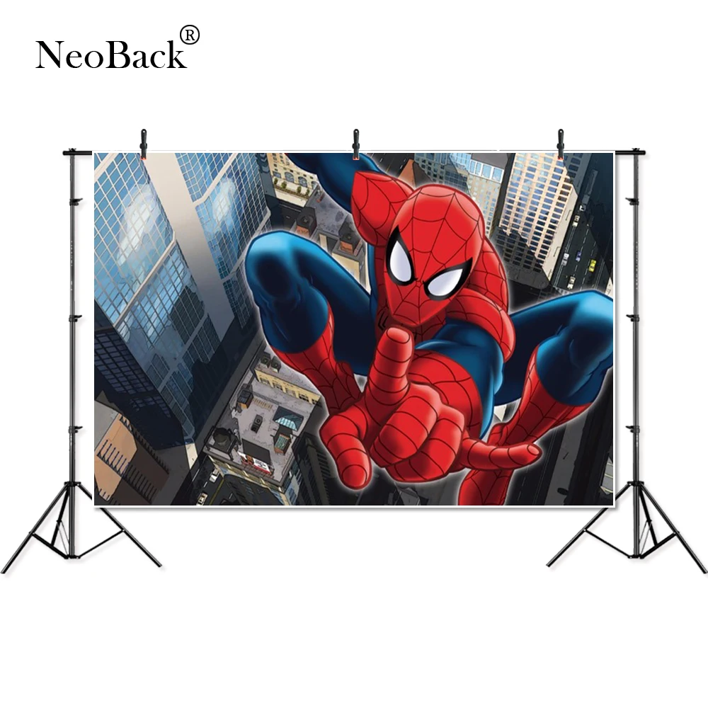 

Thin Vinyl Skyscraper Spider Man baby children kids Photography Backgrounds indoor professional indoor studio Photo Backdrops