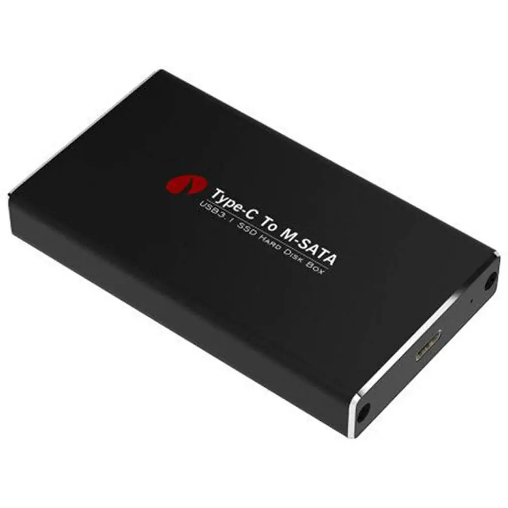 MSATA к USB 3 1 5gbps SSD корпус адаптера с интерфейсом Type C|Корпус жесткого диска| |