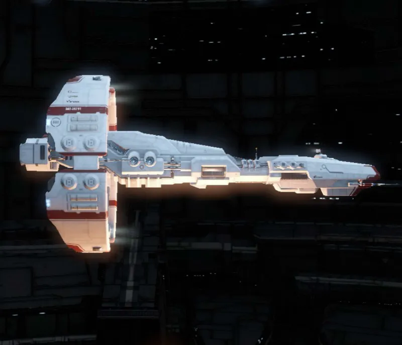 ЕВА онлайн космический корабль полимерная модель Звездные войны Stratios Cruiser Scale