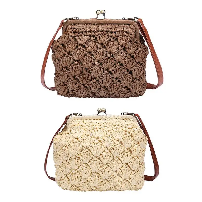 صغيرة Crossbody القش حقائب الشاطئ عارضة النساء رسول حقائب اليد للسيدات حقائب السفر Mochila الأنثوية 2019 جديد صغيرة Crossbody القش حقائب الشاطئ عارضة النساء رسول حقائب اليد للسيدات حقائب السفر Mochila الأنثوية 2019 جديد