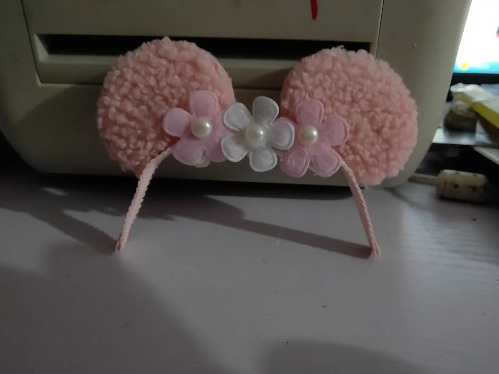 

Pet dog tiara hair band hair clip wedding party cat ears headband funny props