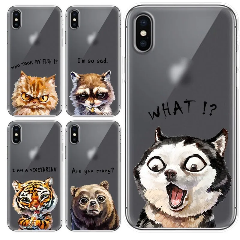 Мягкий чехол для телефона из ТПУ с мультяшными животными Alcatel U5/ A7/ 1X/ 3C/ 3V/ 3X/ 5/ 5V/