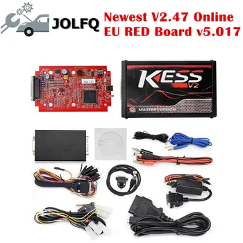 

Free shippingl!!v2.47 Online version KESS EU versionV2 No Token OBD2 Manager Tuning Kit Scanner Red PCB KESS V2 V2.23 V5.017
