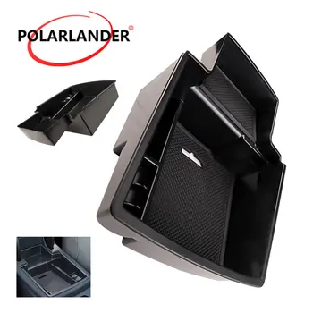 

Central handrail armrest container holder organizer auto accessories car styling tray storage box for Audi Q5