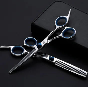 

100pcs Stainless Steel Scissors Salon Cutting Thinning Hairdressing Shears Regular Flat Teeth Blade Styling hot
