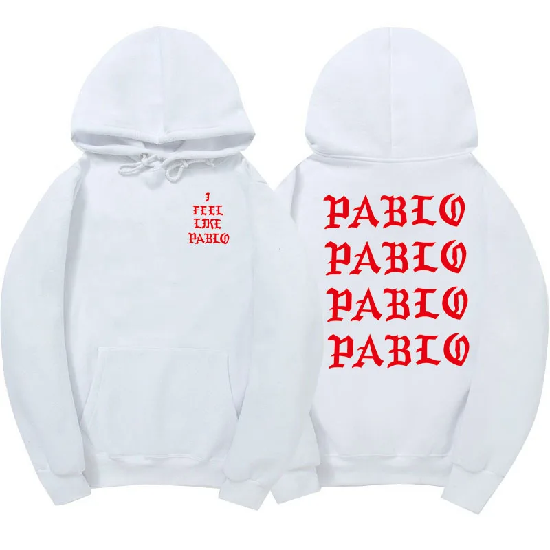 I Feel Like West sweat homme толстовки мужские хип хоп уличные Пабло худи Бесплатная доставка