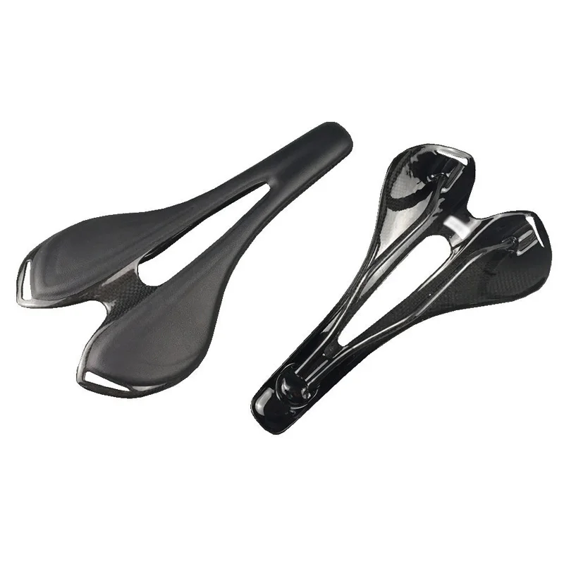 

TOSEEK Light Weight 3K Full Carbon Cycling Saddle Faux Leather For MTB Road Bike