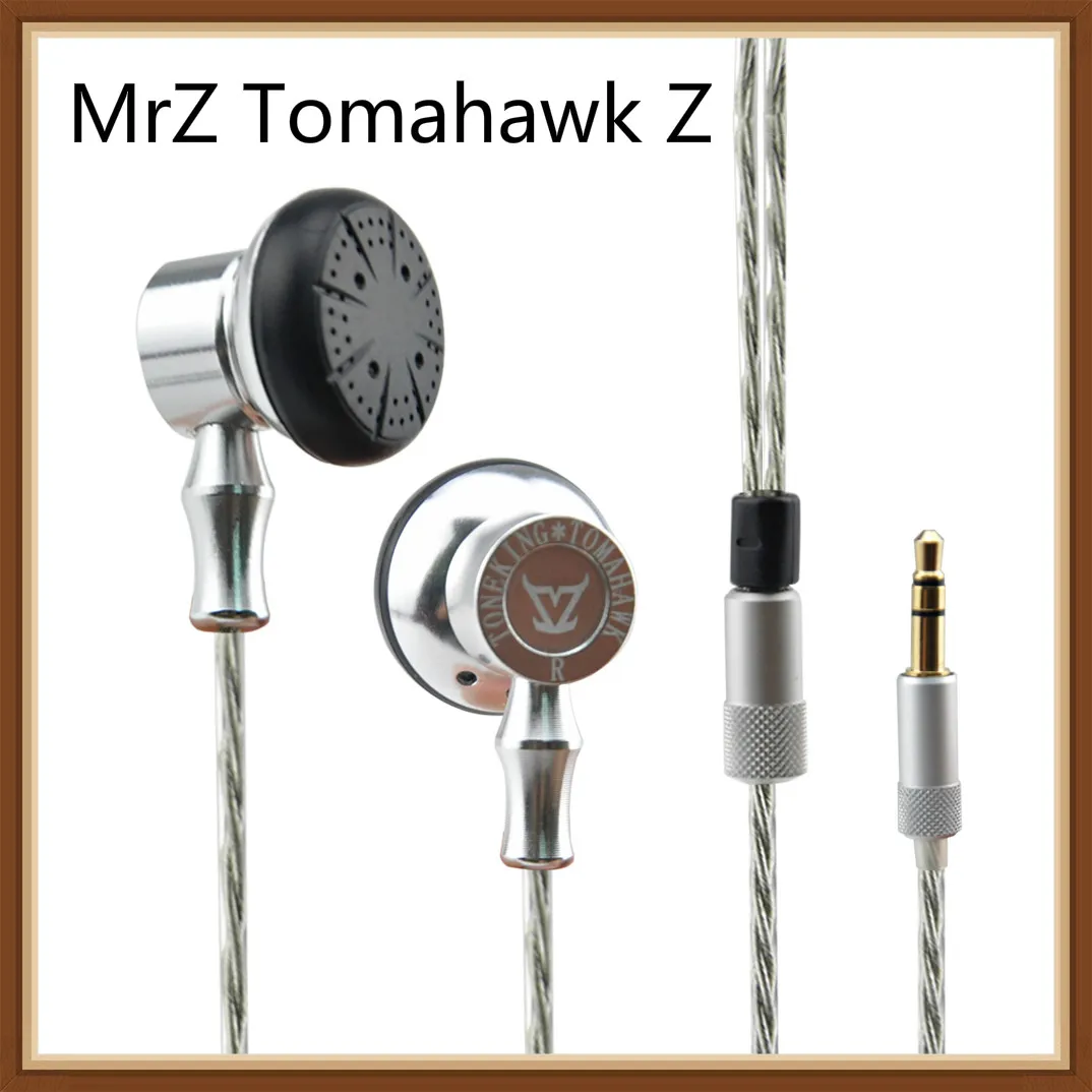 Наушники вкладыши Toneking MrZ Tomahawk Z с плоской головкой Hi Fi музыкальные студийные
