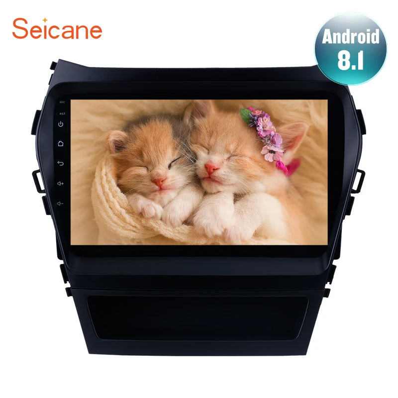 

Seicane Android 9.0 GPS Navigation 9" Radio For 2013 2014 2015 2016 2017 Hyundai IX45 New Santa Fe Car Multimedia Player