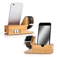 226g Watch Wood Stand Smooth Durable Wooden Charging Smart Texture Base for