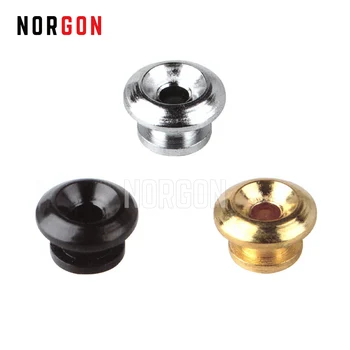 

Norgon 2PCS/Pair Guitar Strap Locks Parts Parts Gold Silver Black Chrome Belt Lock Buttons Buckle Guitar Accessories