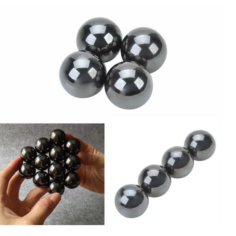 

4 X Magnetic Barker Ball Quaternion Neodymium Spheres Beads Magic 3D Magnets Puzzle Toys Holiday Gift