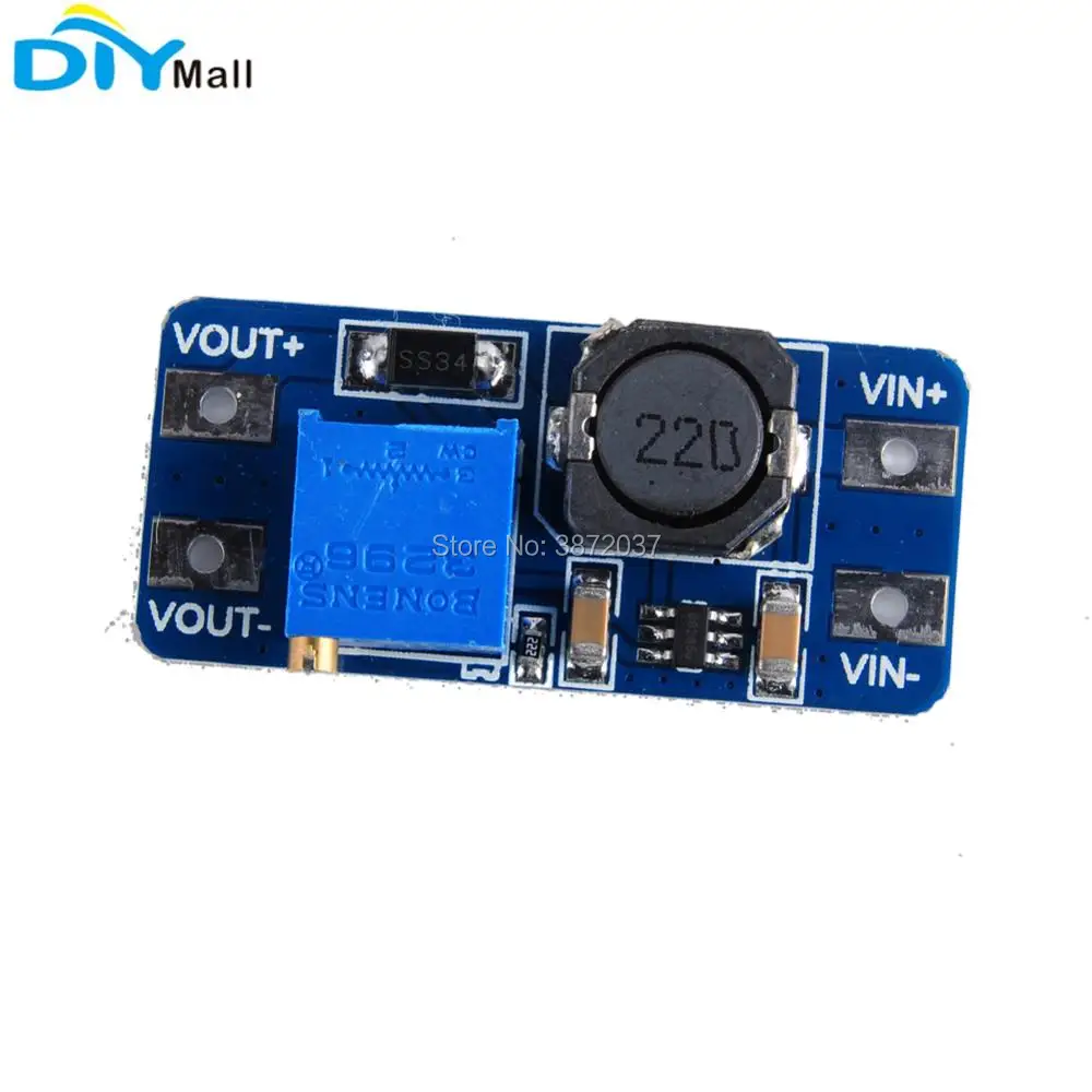 10 шт./лот MT3608 2A DC 24V повышающий усилитель модуль плата питания для Arduino|Модули