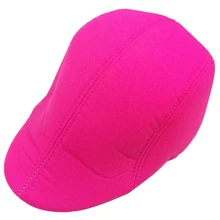 HTHL-Карамельный цвет Кепка-восьмиклинка картуз тренировочное поле для гольфа летнего солнца на плоской подошве водитель, разносчик газет, розово-красный