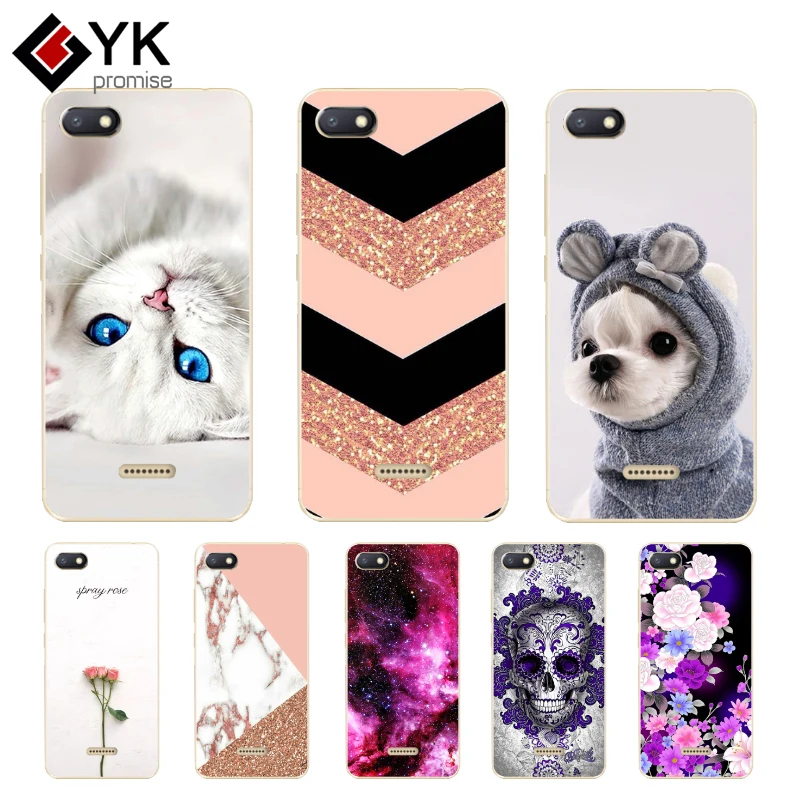

Xiaomi Redmi 6A Case Redmi 6 Cover Soft Silicone Back Cover Redmi 6 TPU Patterned Case For Xiaomi Redmi 6A 6 A A6 Phone Cases