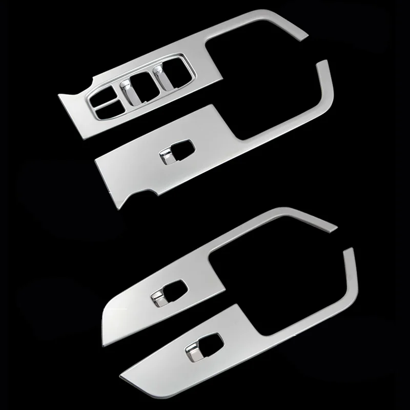 Tanie Dla Hyundai Ix25 Creta Chrome wewnętrzny podłokietnik drzwi pokrywa przełącznika okna dekoracji Panel sterowania akcesoria samochodowe 2015 2019