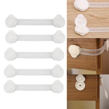 

5Pcs/Lot Child Baby Security Proof Multi-function Baby Safety Lock Drawer Door Cabinet Cupboard Safety Locks