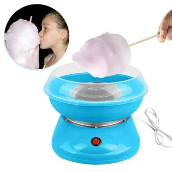 

Hot sale EU Plug 220V Electric Cotton Candy Machine Sugar Cotton Candy Maker Party DIY blue