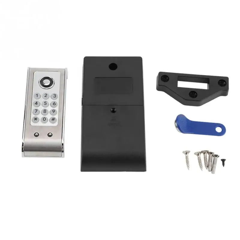 10 Dial Digits Coded Combination Lock Stainless Steel Cam Cabinet Spa Locker Keyless Password Security Anti-Theft Numberal | Обустройство