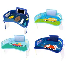 Детские, для малышей автомобильное безопасное сидение с позицией для суповую тарелку, производство Китай Многофункциональный Детский, обеденный стол для рисования Водонепроницаемый детский мультяшный стол для детей